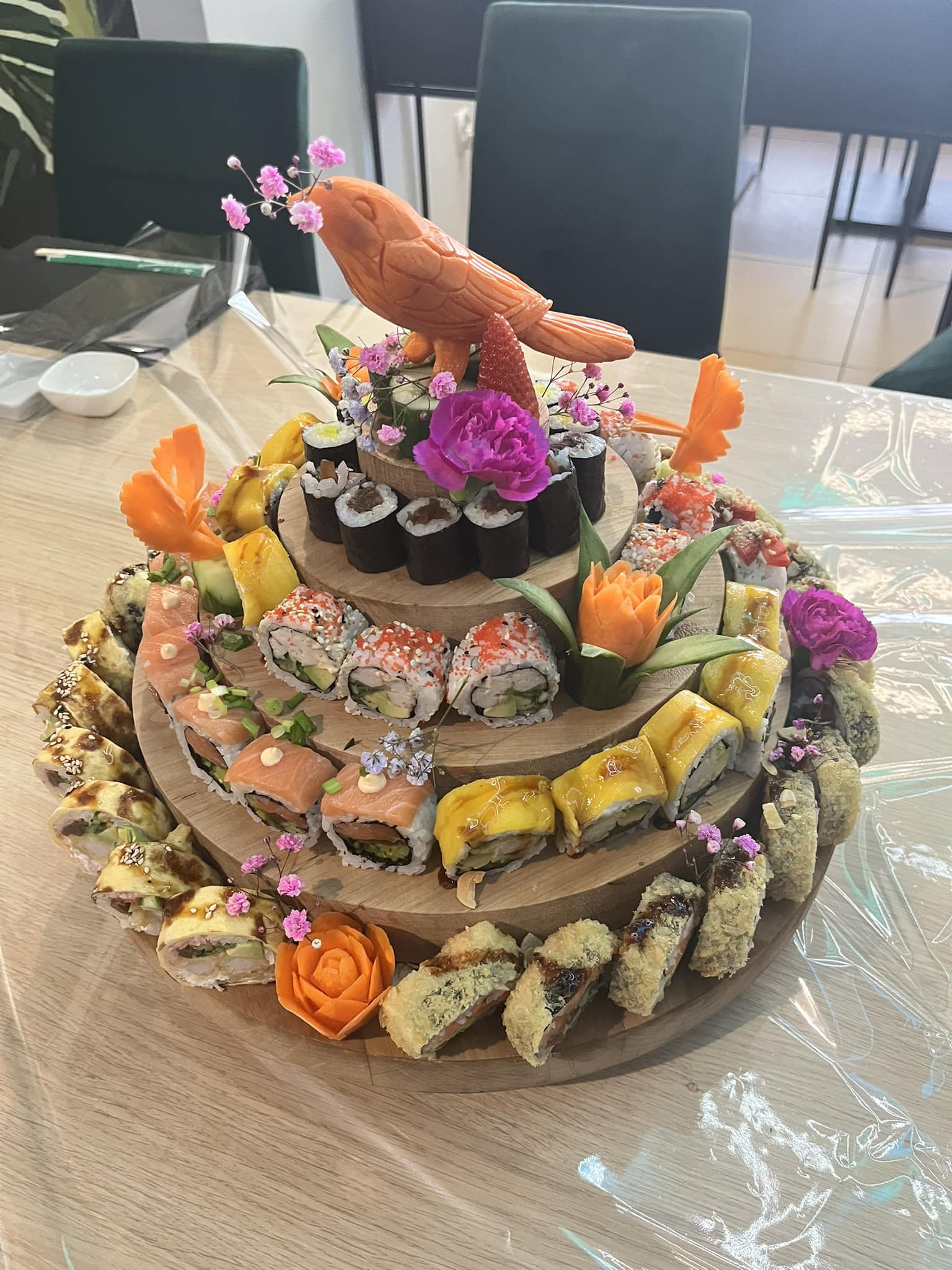 Patera na tort sushi, fi 38 cm