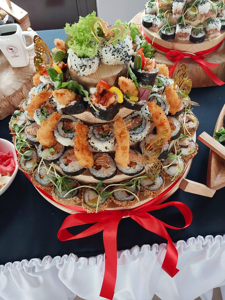 Patera na tort sushi, fi 38 cm