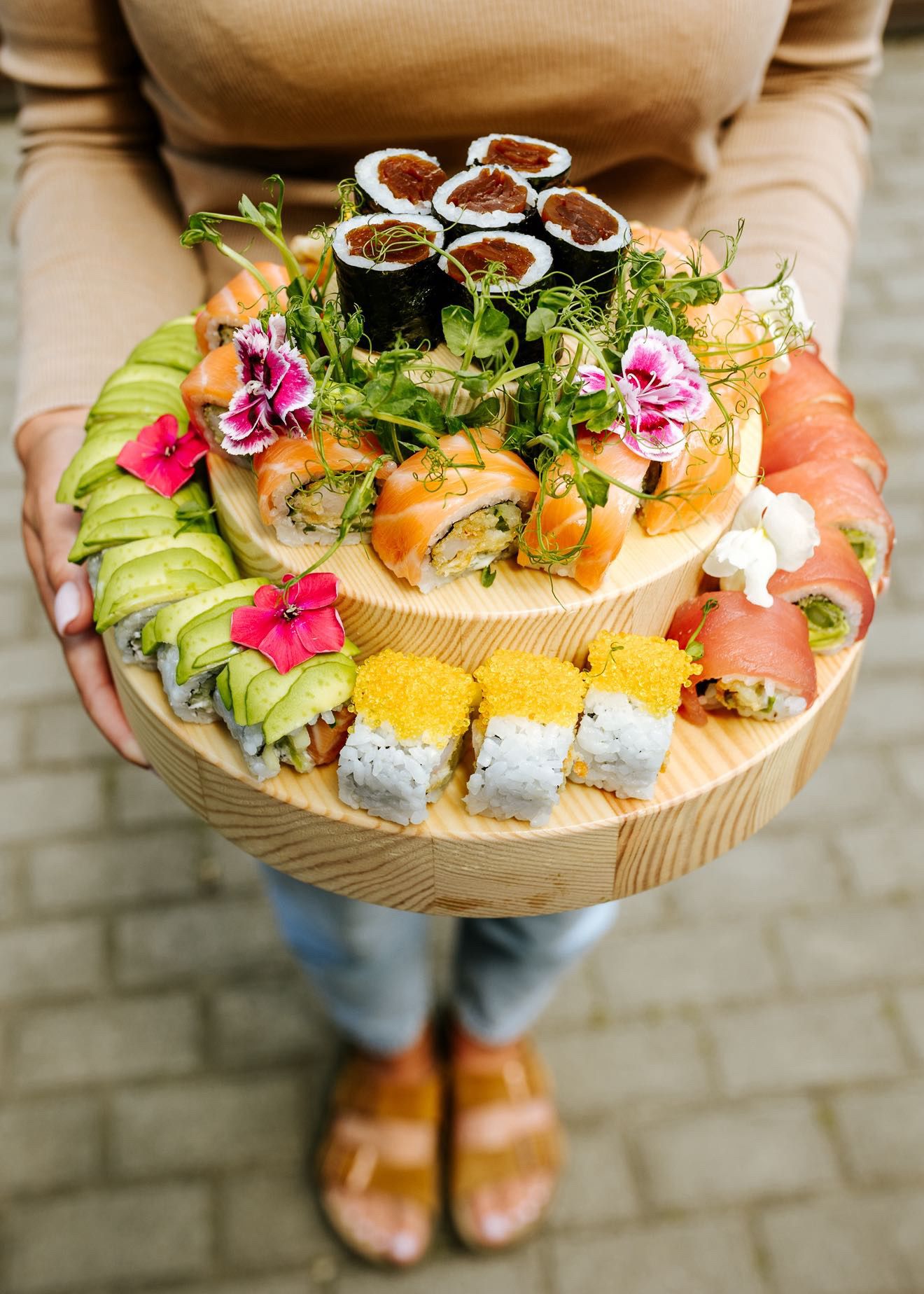 Patera na tort sushi, fi 38 cm