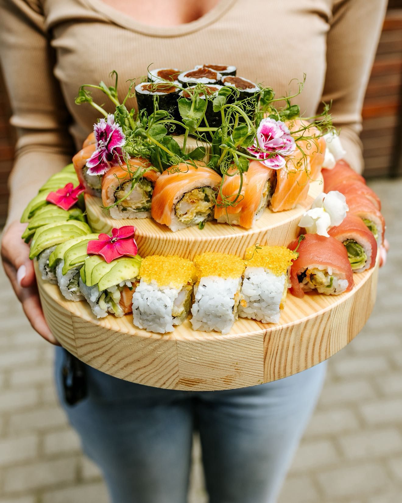 Patera na tort sushi, fi 38 cm