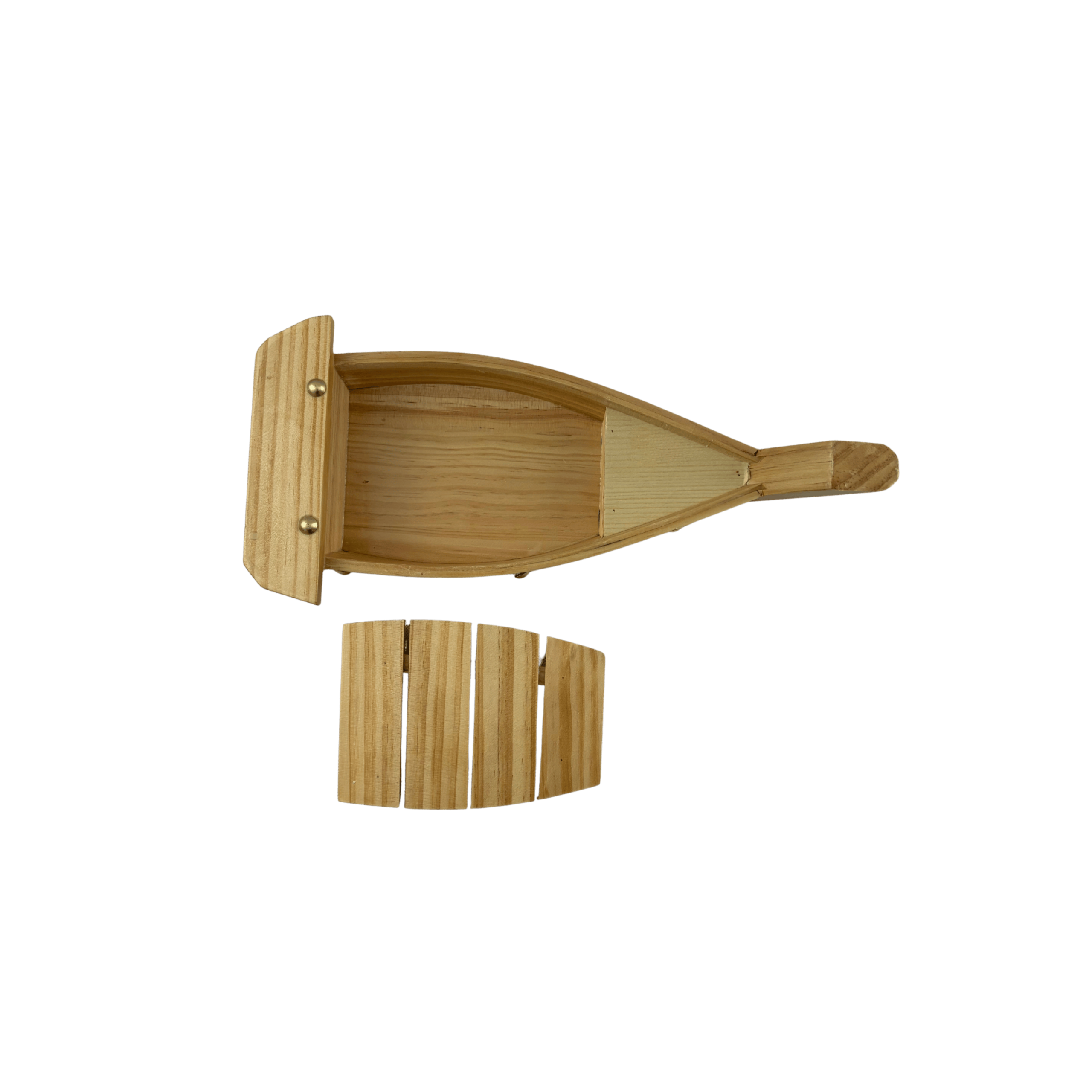 Statek do sushi, bez żagla, 35 cm